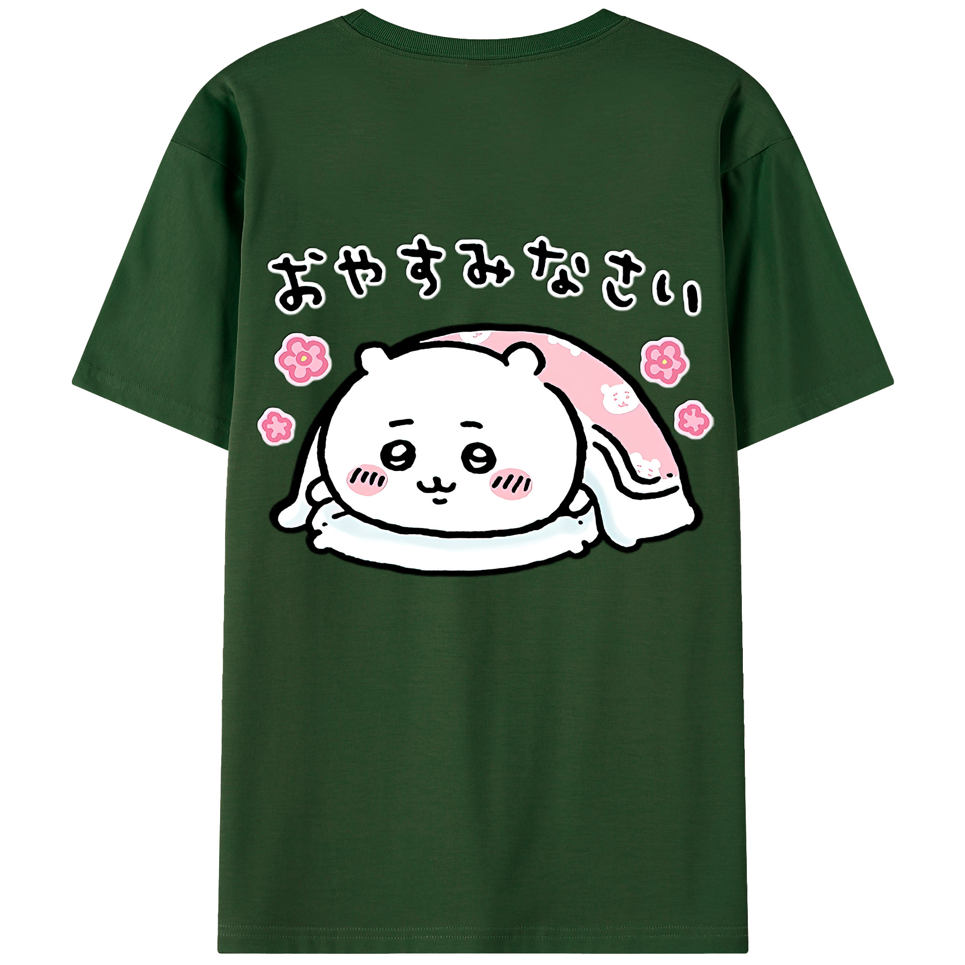 （画像用） ちいかわ ちいかわ Chii-kawa chiikawa 綿100％半袖Tシャツ（背面プリント）